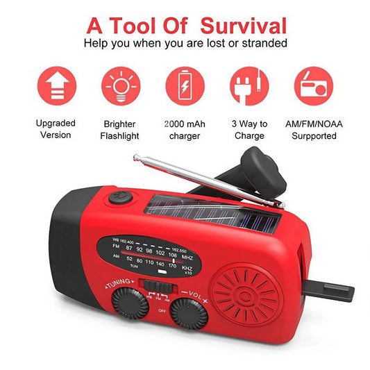 Eco Radio Solar-Powered Emergency Charger