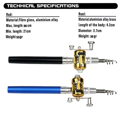 Eco Pen Emergency Fishing Pole