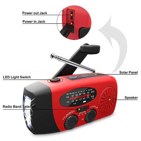 Eco Radio Solar-Powered Emergency Charger