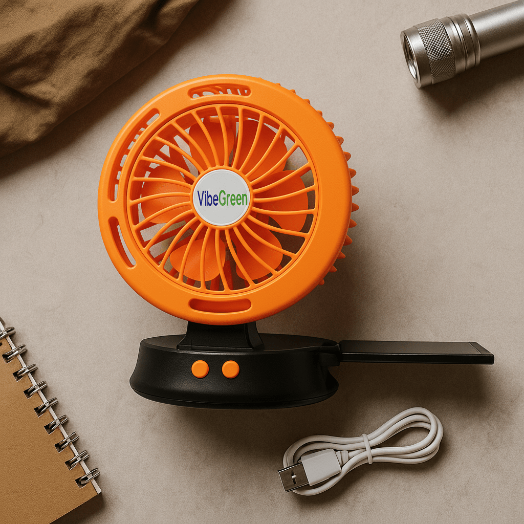 EcoFan Portable Breeze - Solar & Power Gadgets - VibeGreen