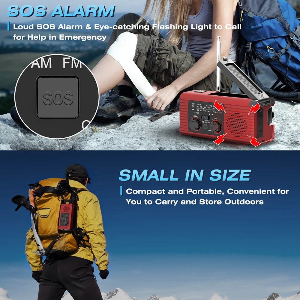 Sun Connect Emergency Solar Radio - Solar Power & Charging - VibeGreen