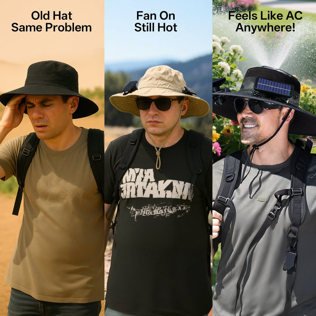 SunChill Cooling Hat - Solar & Power Gadgets - VibeGreen
