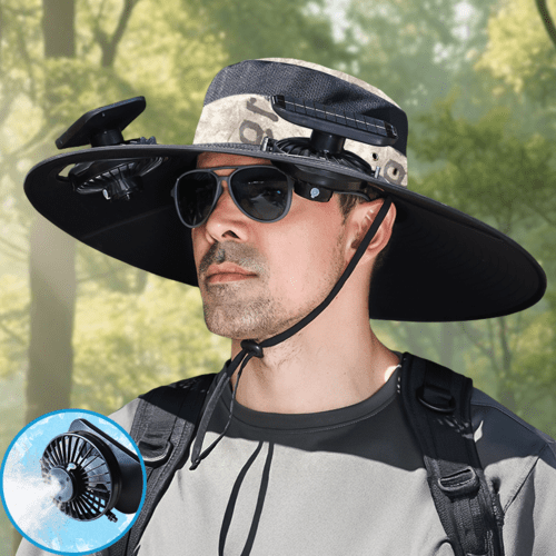 SunChill Cooling Hat - Solar & Power Gadgets - VibeGreen