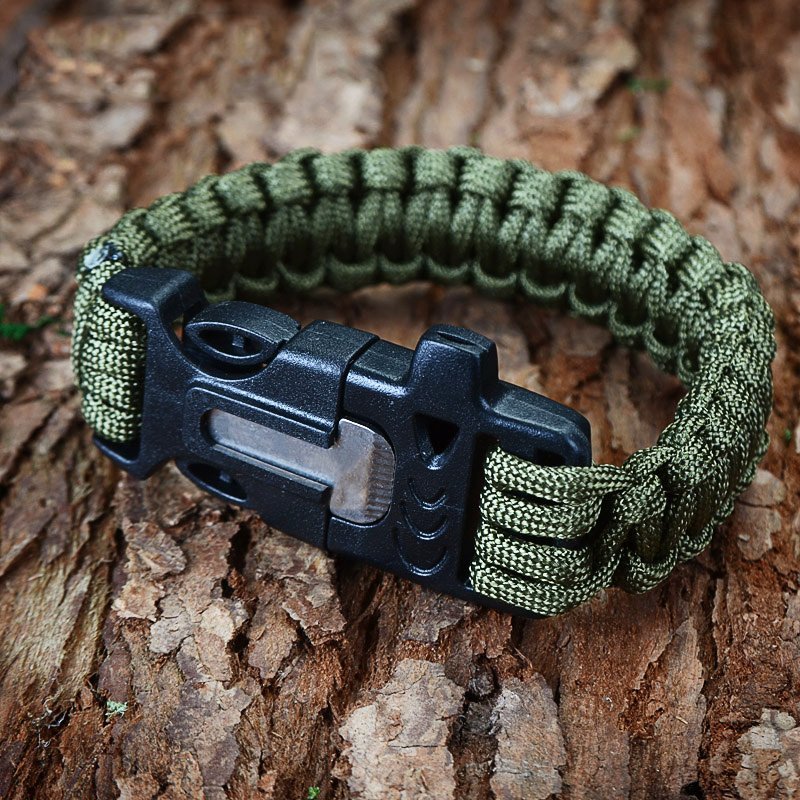 SurvivorPro Paracord Bracelet - Outdoor & Survival Essentials - VibeGreen